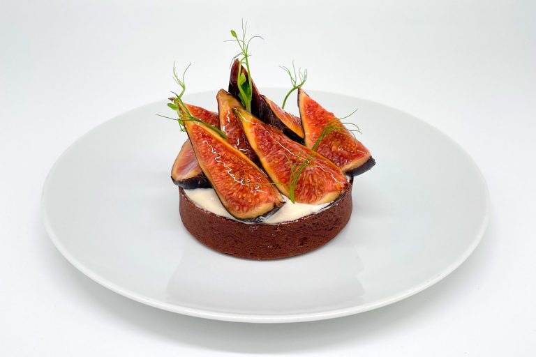 Création sucrée de tarte figue revisitée