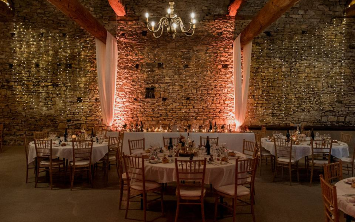 Salle de réception du Domaine de Chanille