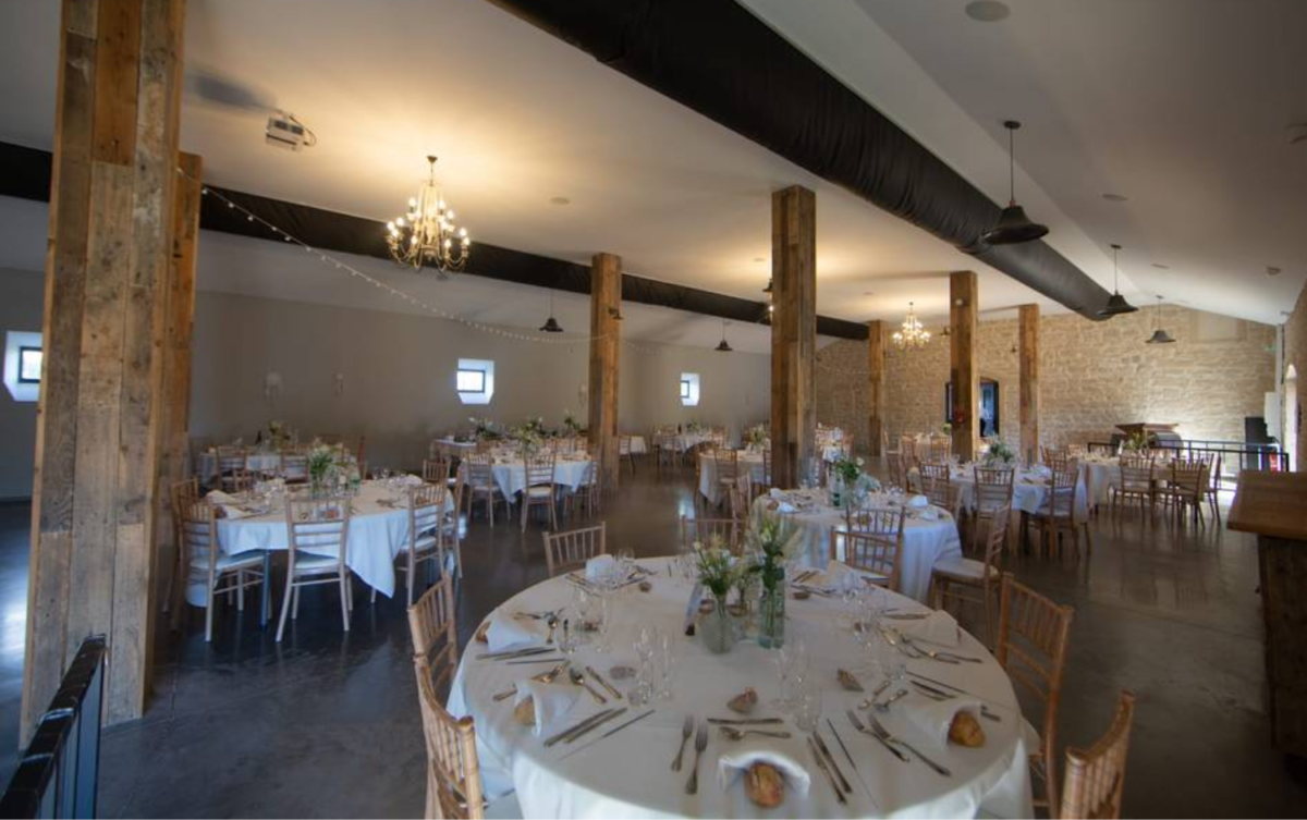 Salle de réception du Domaine des Marais