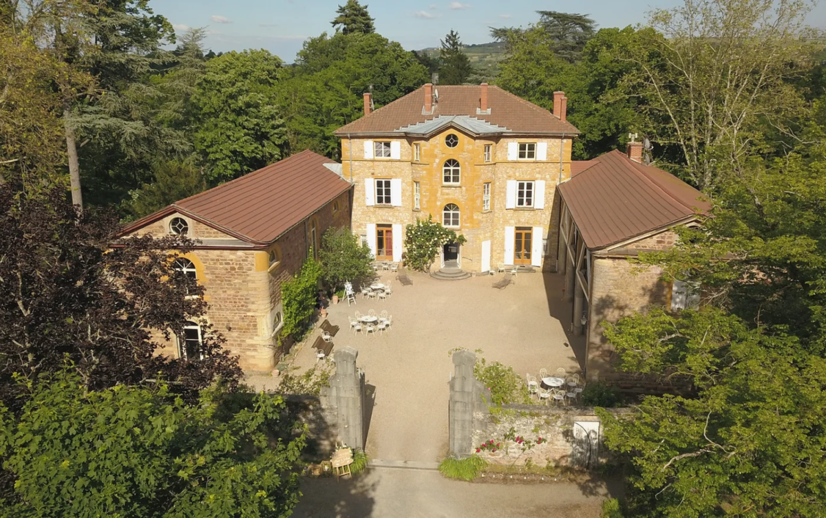 Vue de haut du Domaine de Tourieux