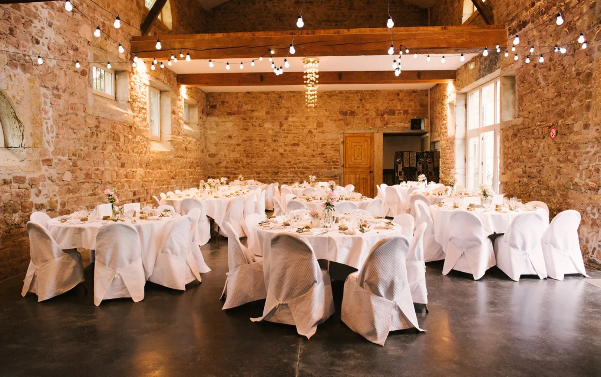 Salle de réception du Domaine de Tourieux