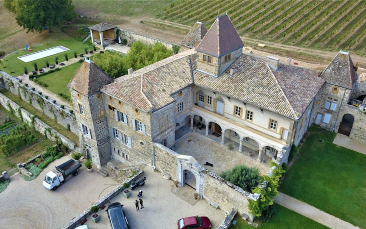 Vue extérieure du Château de Gallee