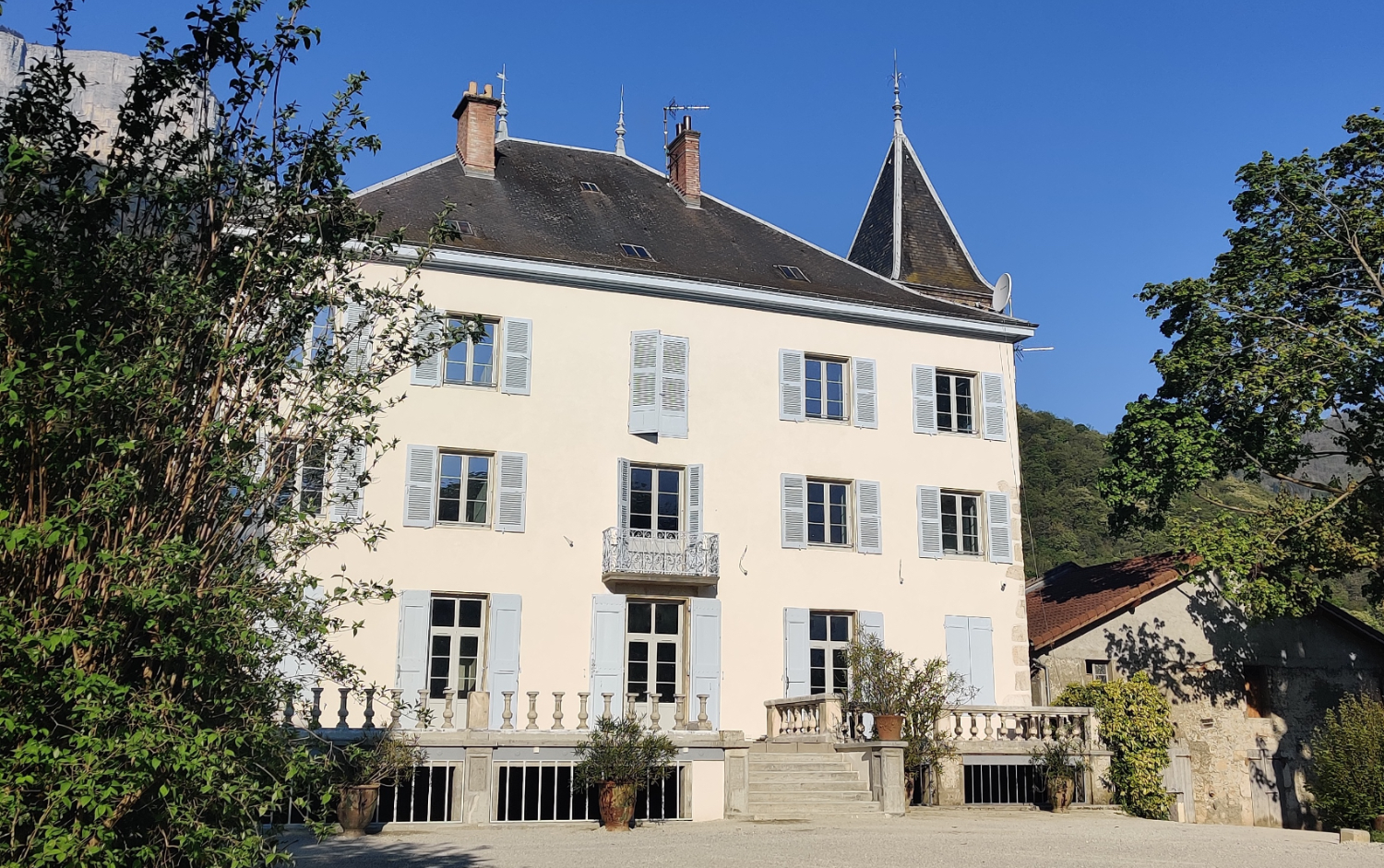 Extérieur du Domaine de Clairfontaine