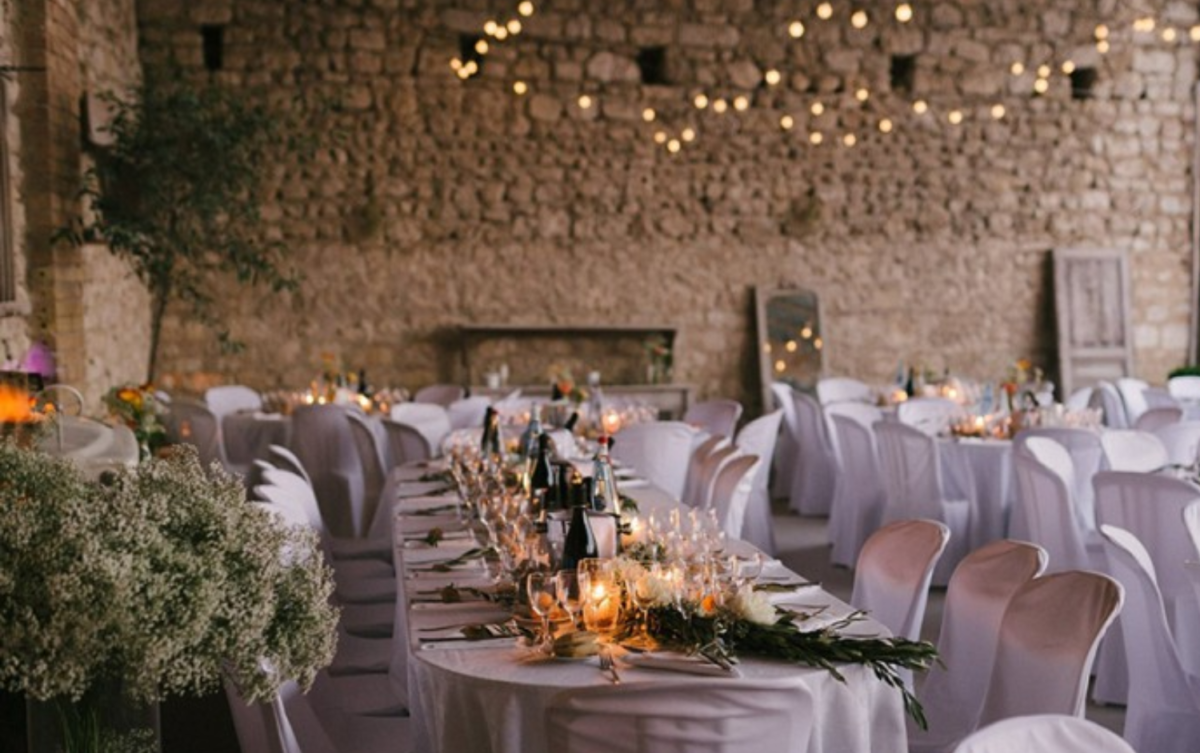 Tables dressées du Domaine de Sarson