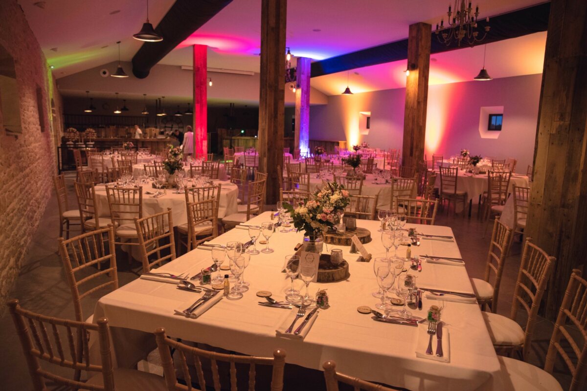 Salle de réception du Domaine des Marais