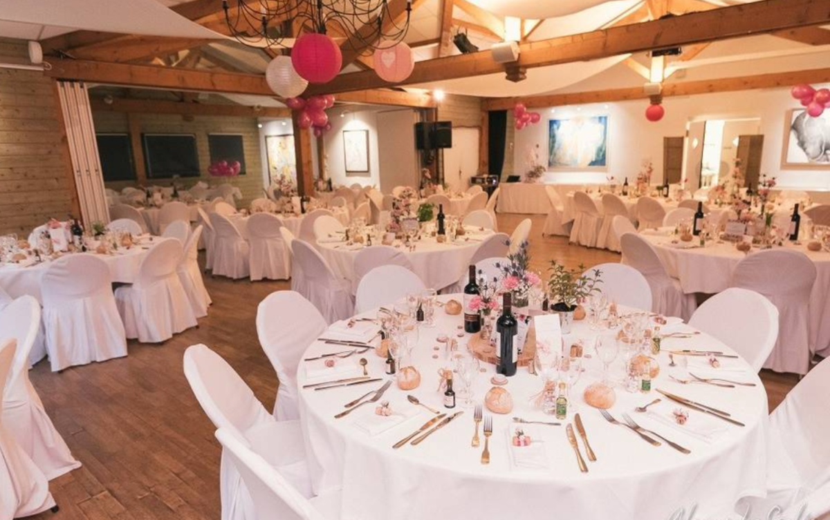 Salle de réception du Domaine de St Jean de Chépy