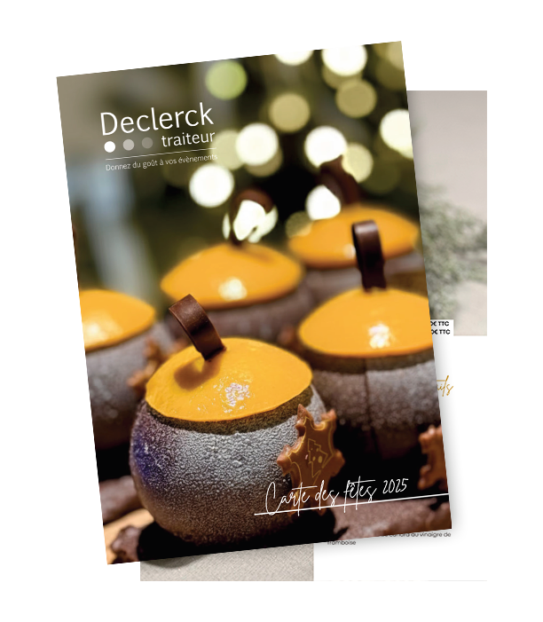 Carte des Fêtes 2025 de Declerck Traiteur