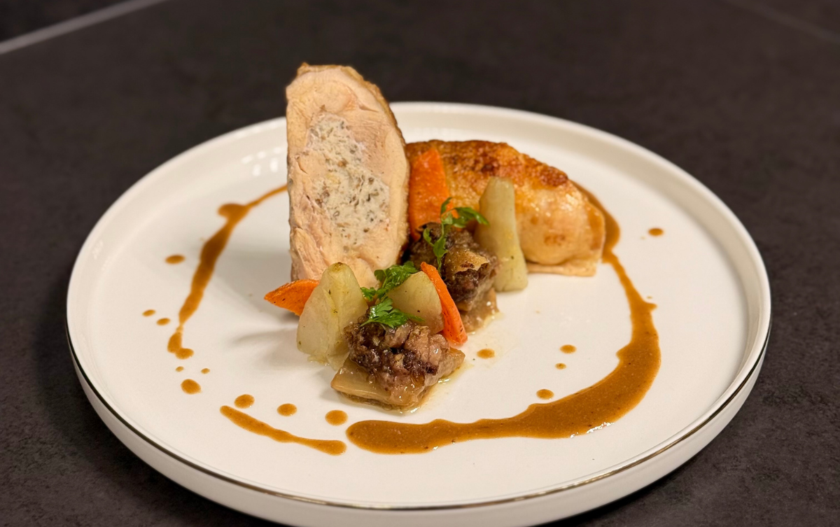 Suprême de chapon farci