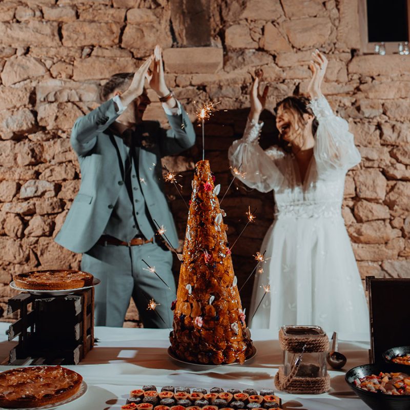 Pièce montée pour célébration de mariage